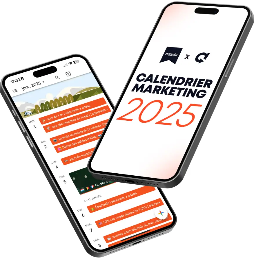 Visuel calendrier marketing 2023